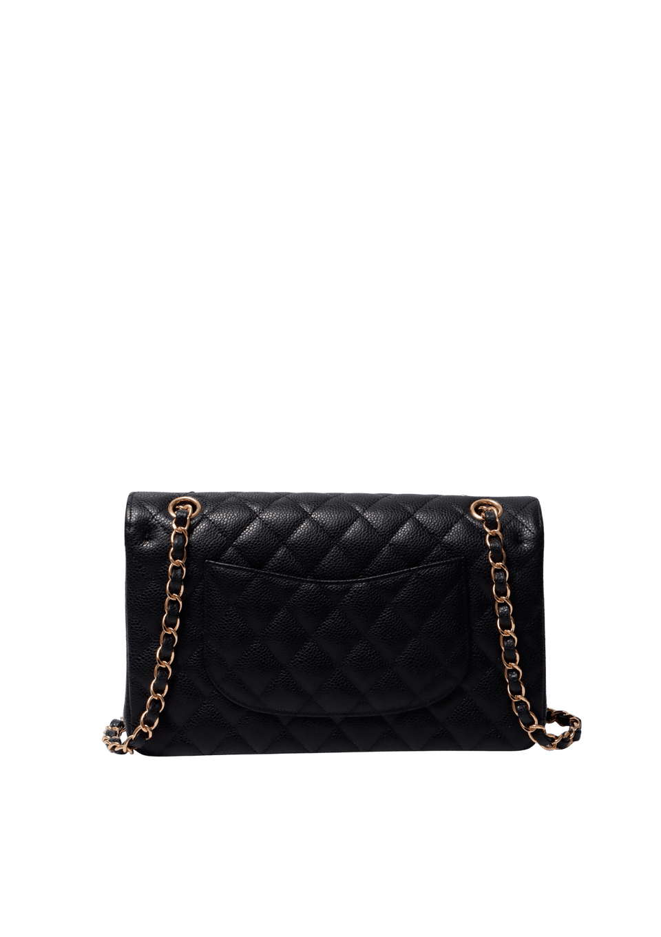 MEDIUM CLASSIC DOUBLE FLAP CAVIAR