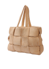 LARGE INTRECCIATO SHEARLING ARCO TOTE
