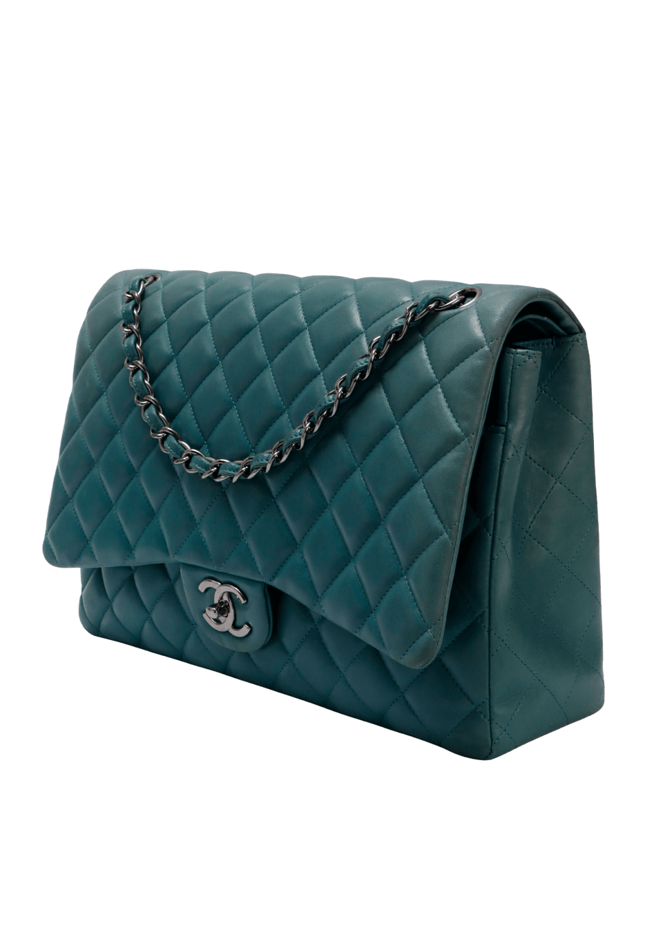 MAXI CLASSIC DOUBLE FLAP LAMBSKIN