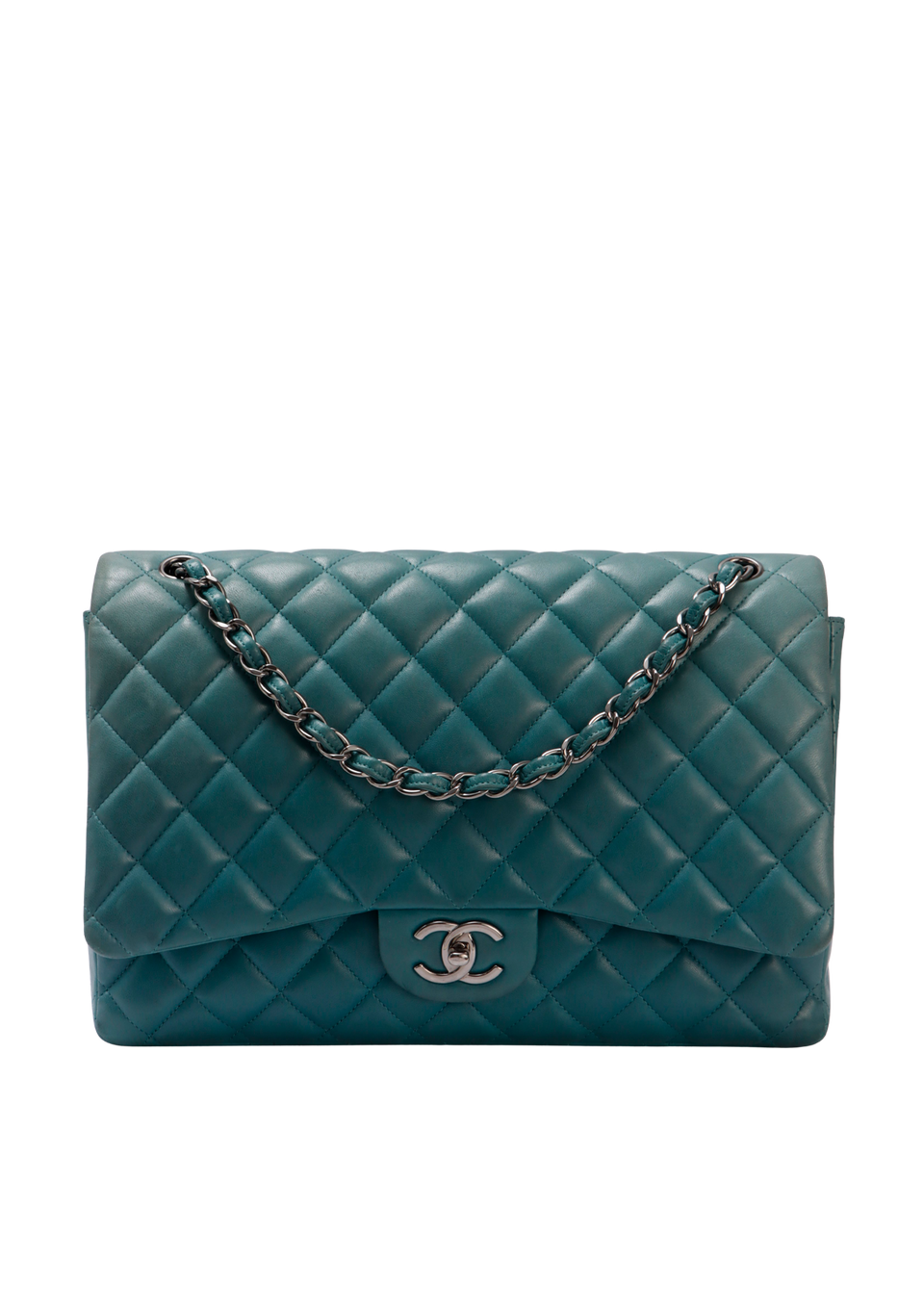 MAXI CLASSIC DOUBLE FLAP LAMBSKIN