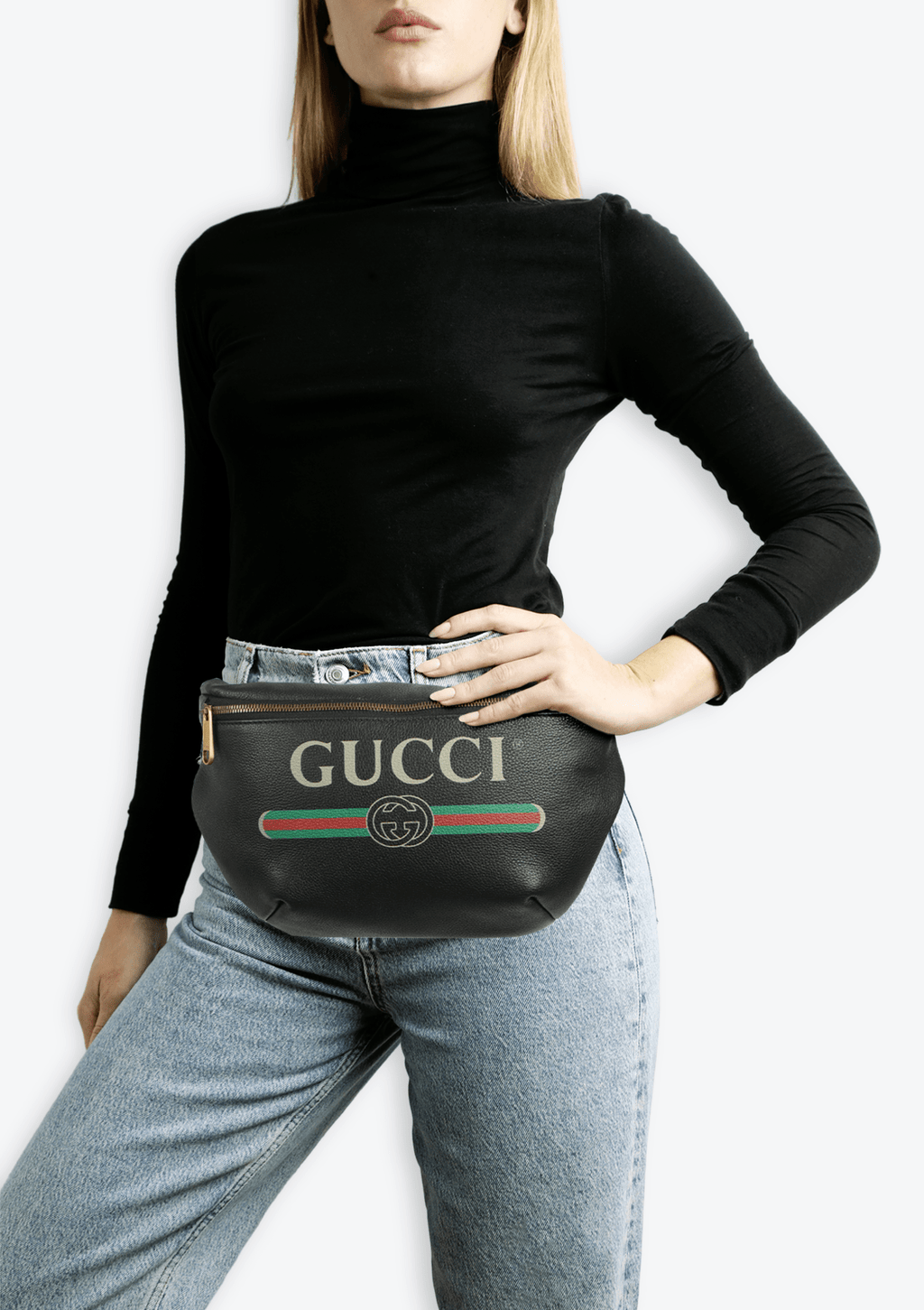 Large gucci belt bag sales