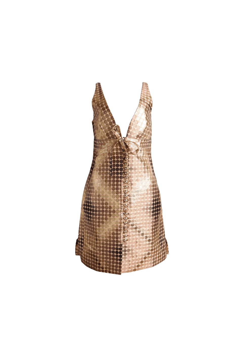 METALLIC MINI DRESS 40
