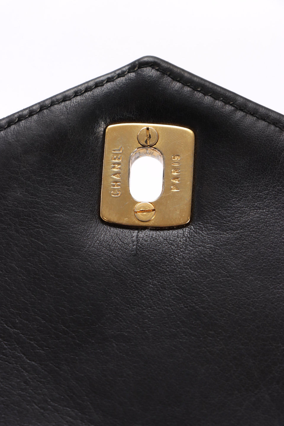 VINTAGE CC QUILTED ENVELOPE FLAP BAG