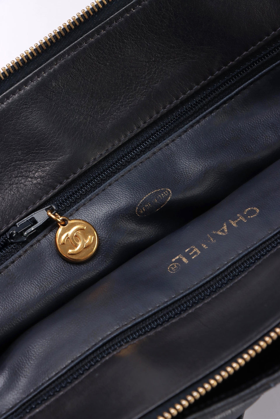 VINTAGE CC TOTE BAG CHEVRON