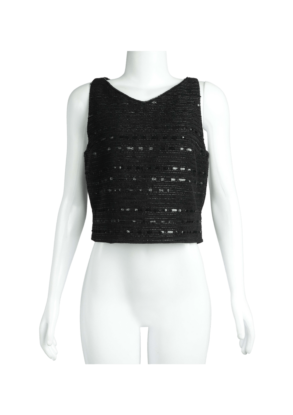 SLEEVELESS TWEED TOP 36