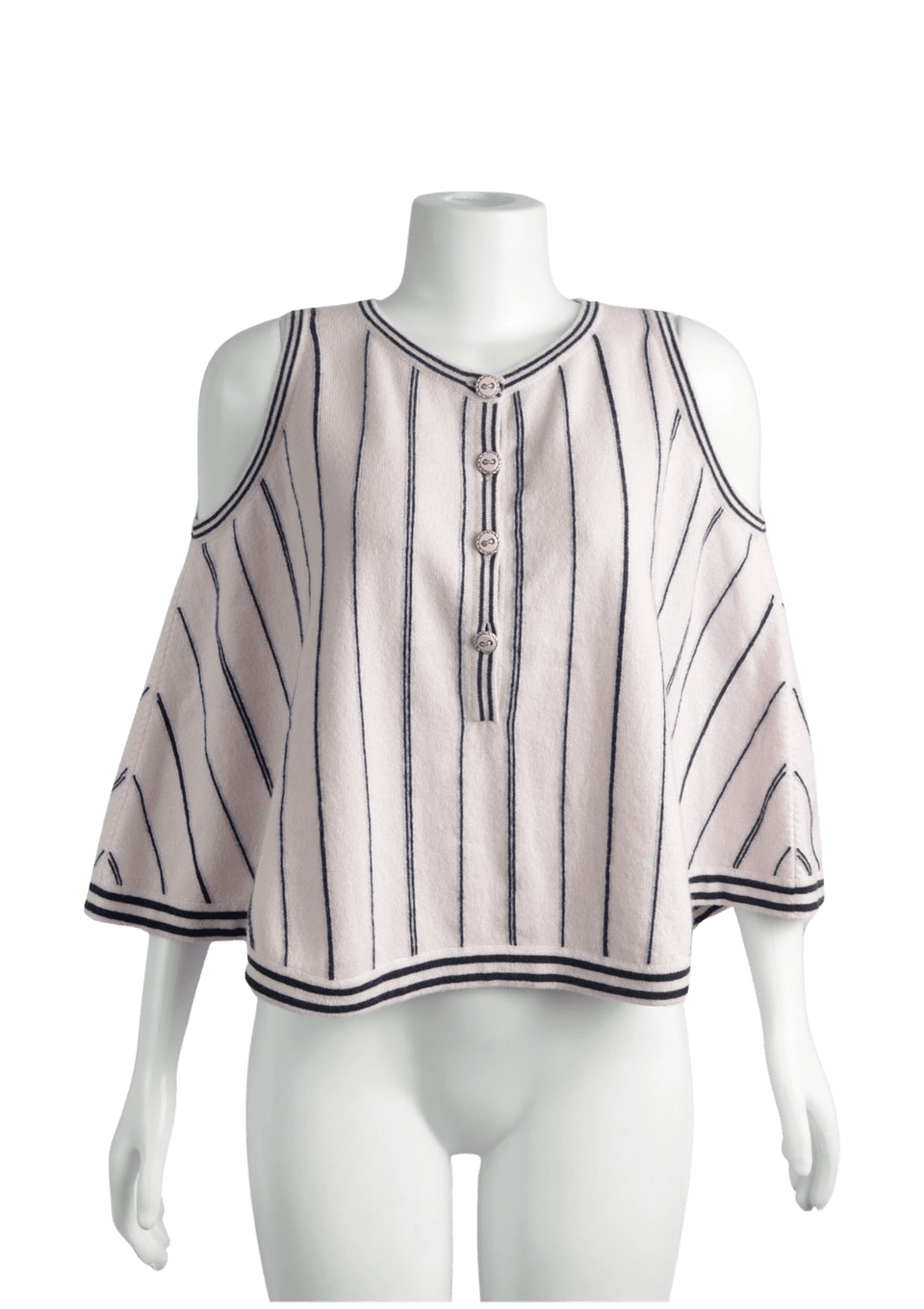 STRIPED PONCHO 38/40