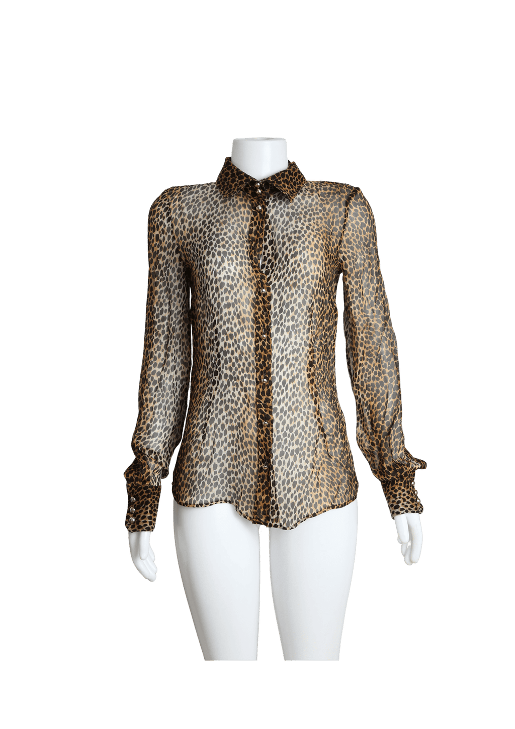 Robe Dolce&Gabbana Imprimé Animalier Avec Nœud - Taille IT38/US2, Couleur Marron