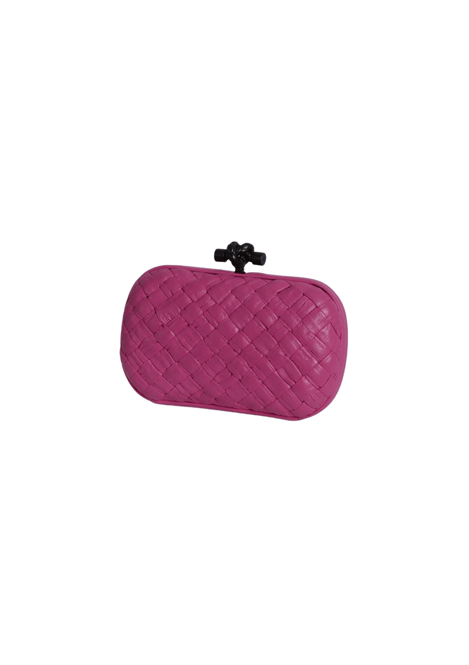 INTRECCIATO LEATHER KNOT CLUTCH
