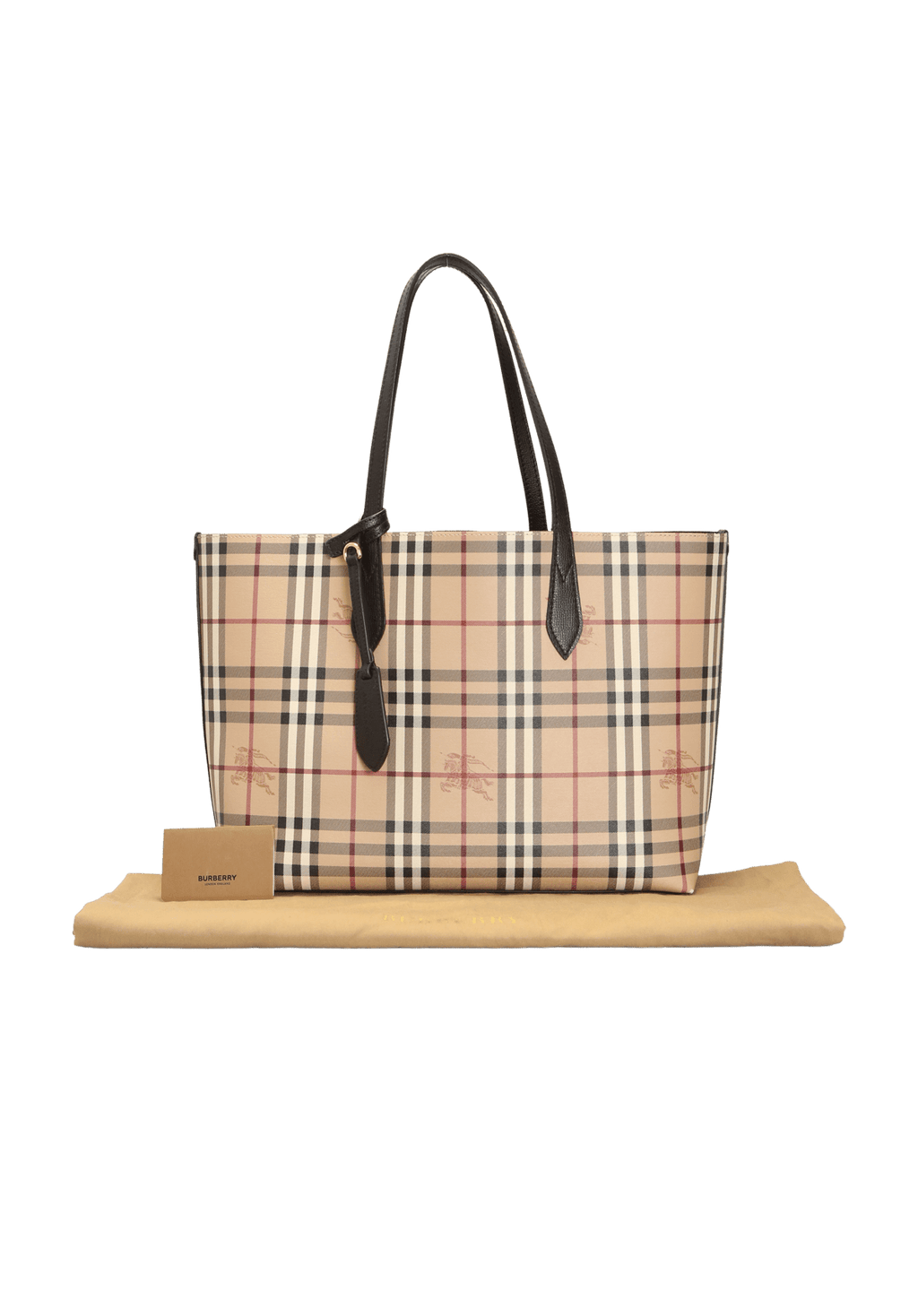 Bolsa Burberry Haymarket Check Pochette Bege Original – Gringa