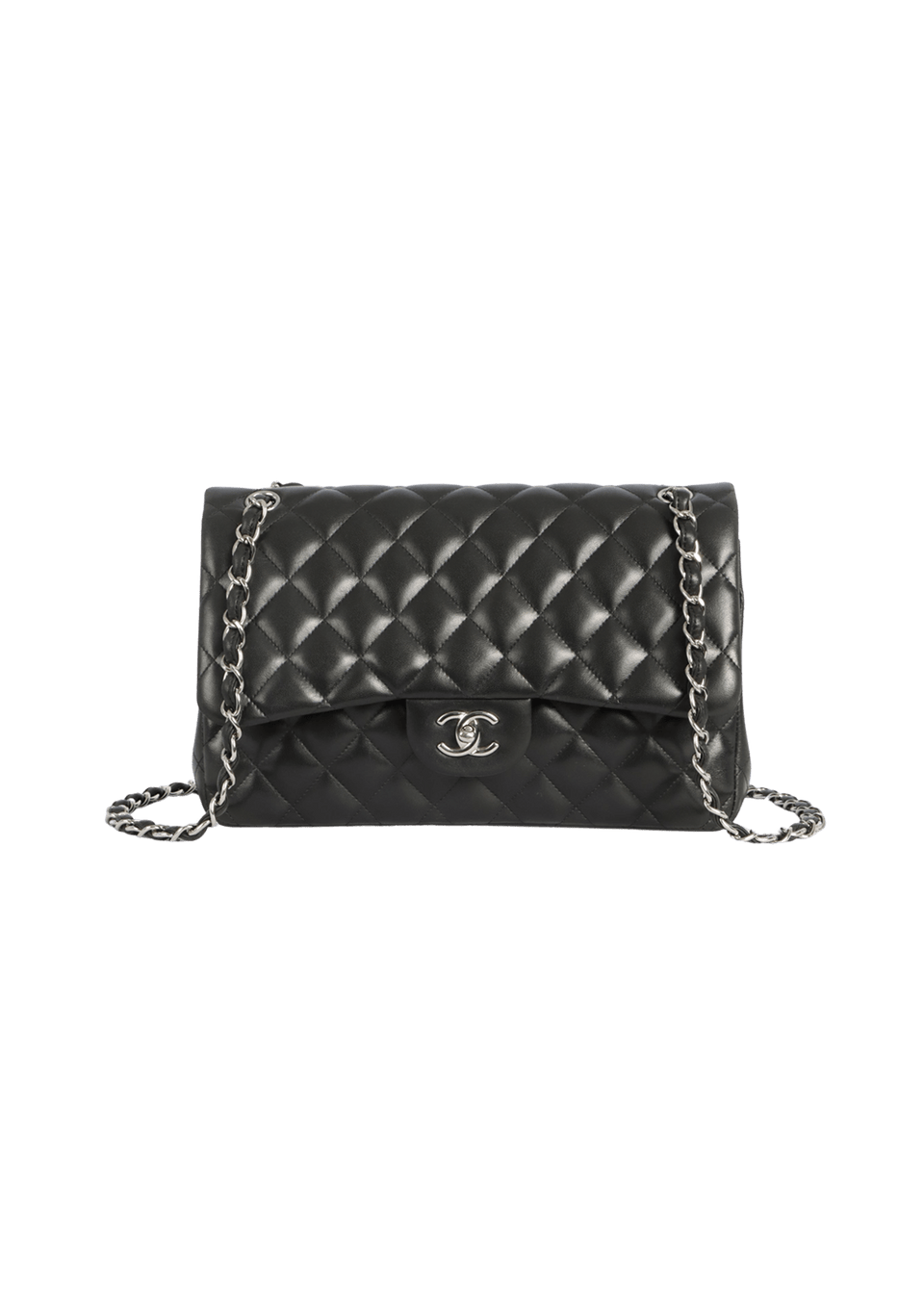 MEDIUM CLASSIC DOUBLE FLAP BAG LAMBSKIN