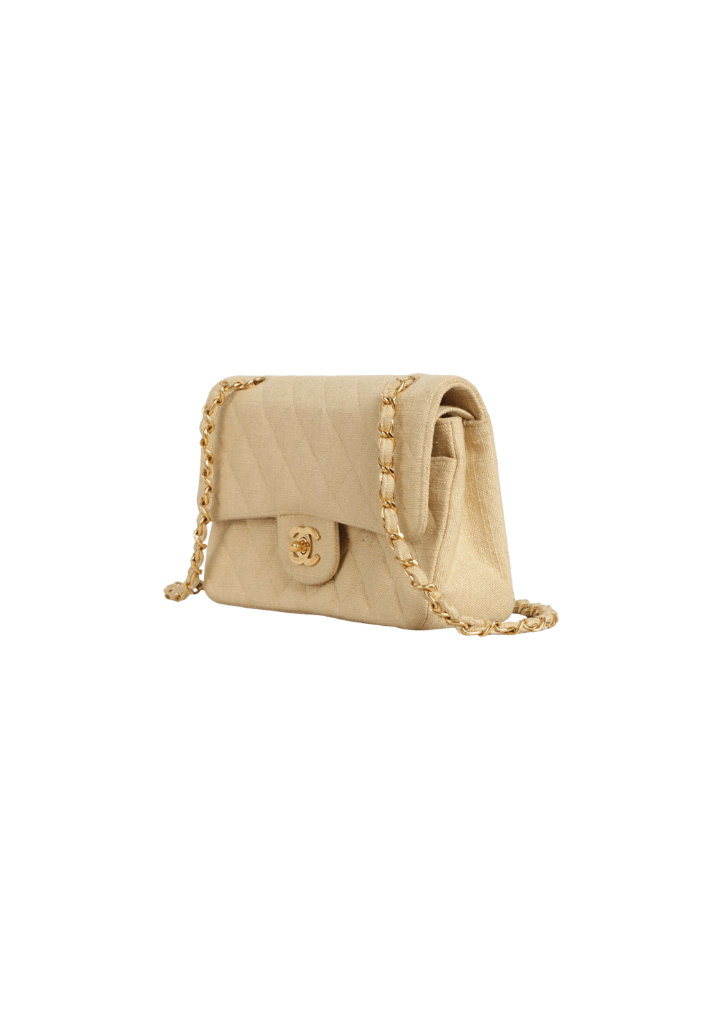 bolsa-chanel-small-classic-double-flap-raffia-bege-original-gringa