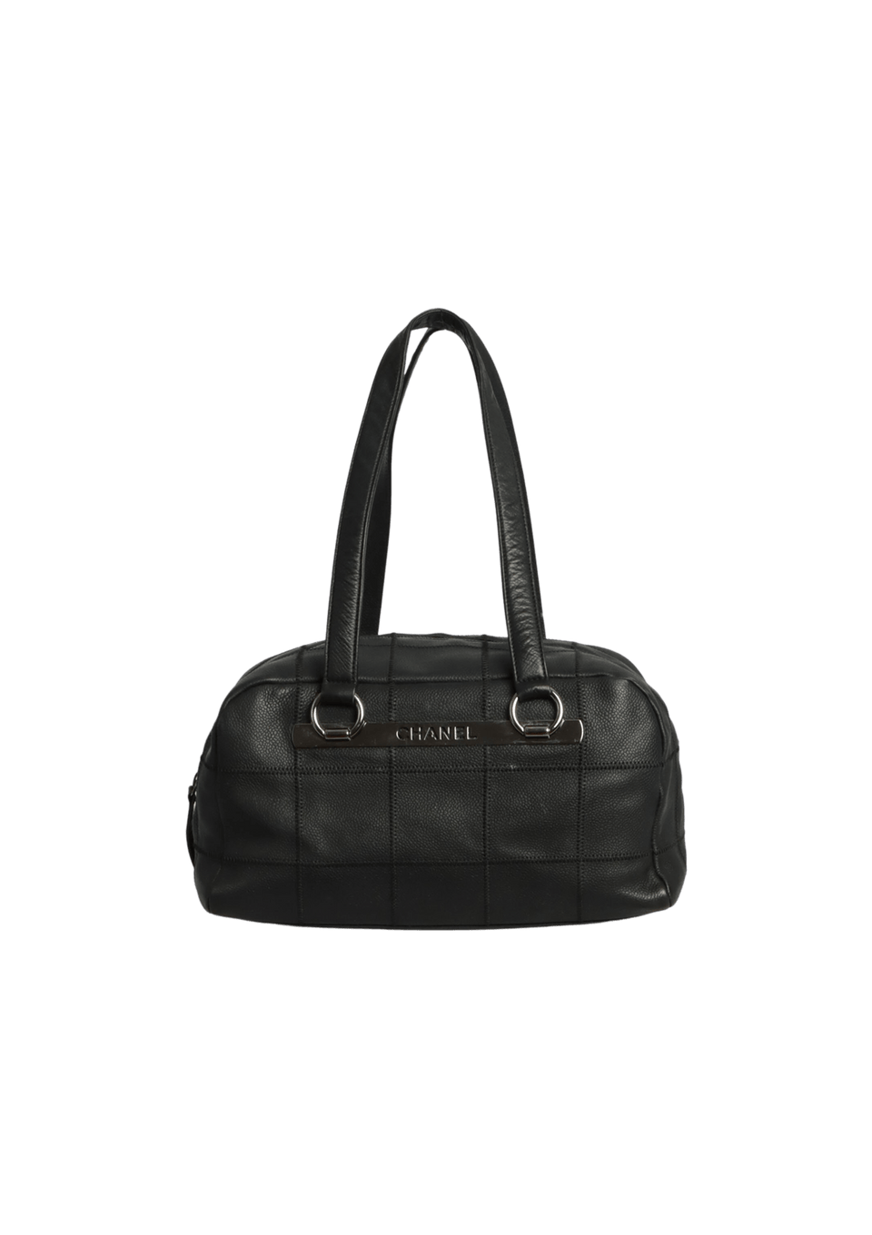 SQUARE STITCH BOWLER BAG
