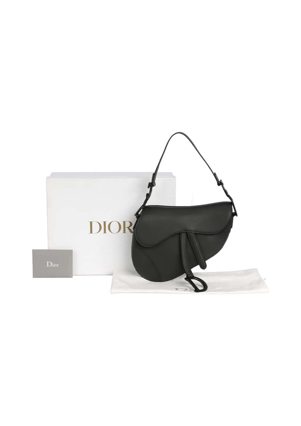 BOLSA CHRISTIAN DIOR ULTRAMATTE SADDLE BAG PRETO ORIGINAL Gringa