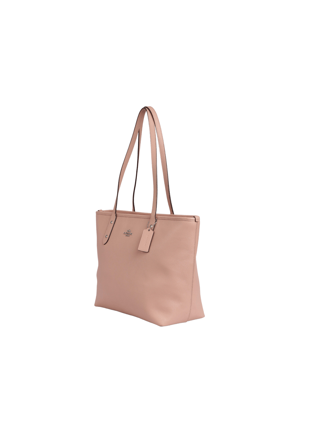 BOLSA COACH LEATHER TOTE BAG ROSA ORIGINAL Gringa