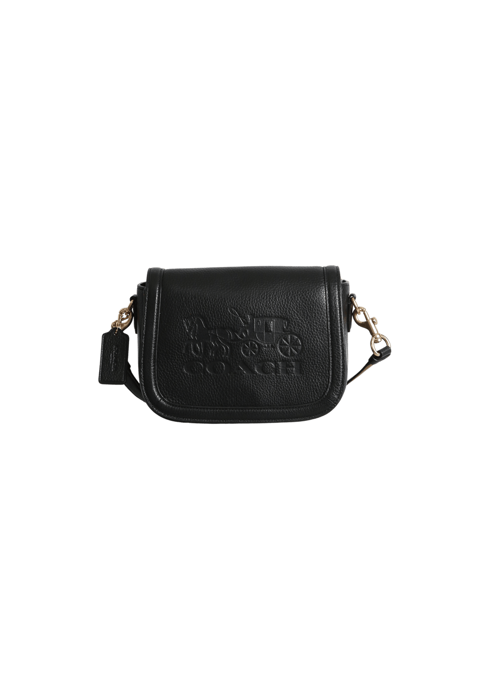 SADDLE BAG WITH HORSE AND CARRIAGE