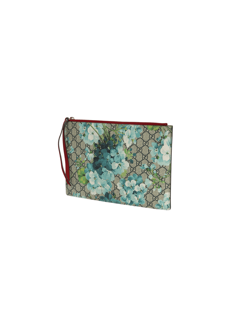 GG SUPREME BLOOMS ZIP POUCH