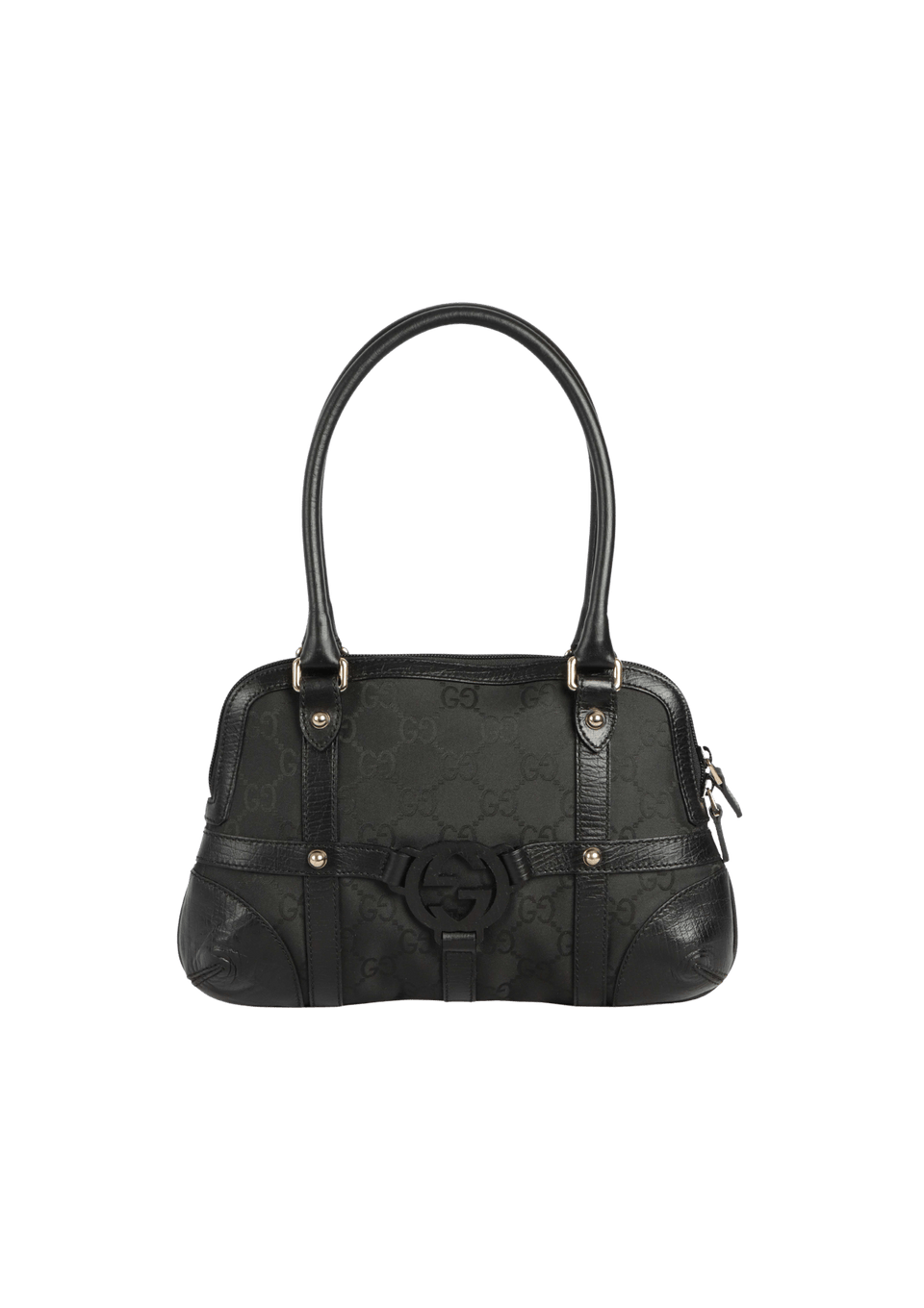 VINTAGE INTERLOCKING SHOULDER BAG