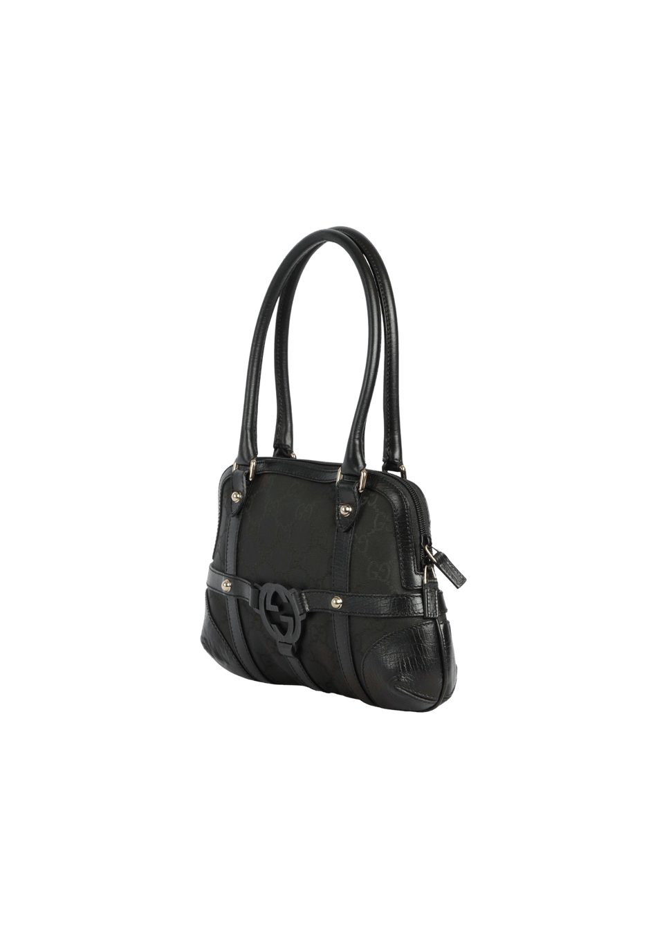 VINTAGE INTERLOCKING SHOULDER BAG