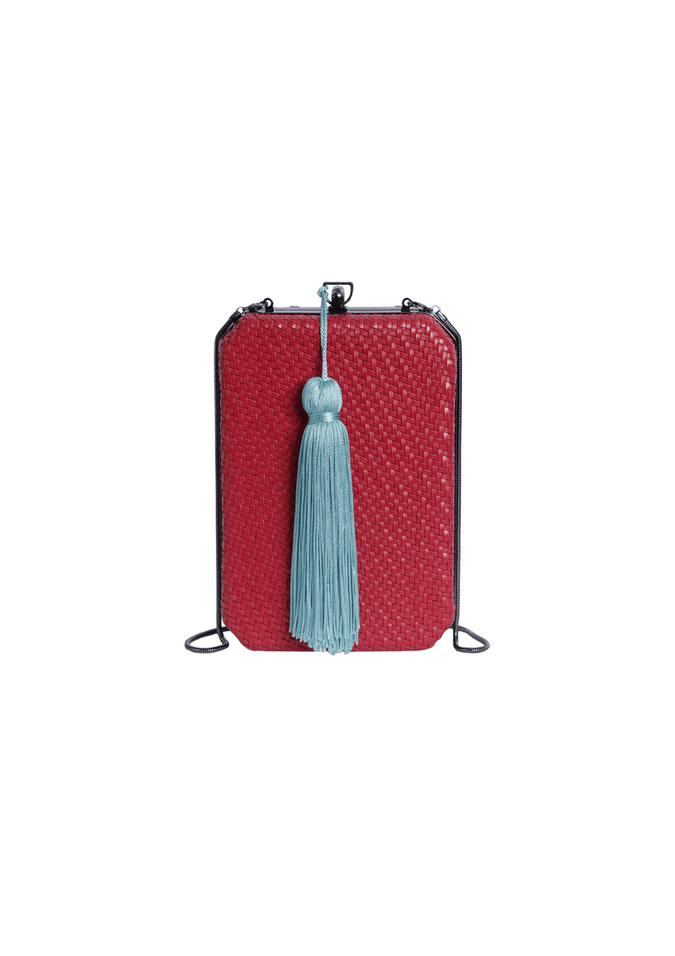 CLUTCH TRESSE COM TASSEL
