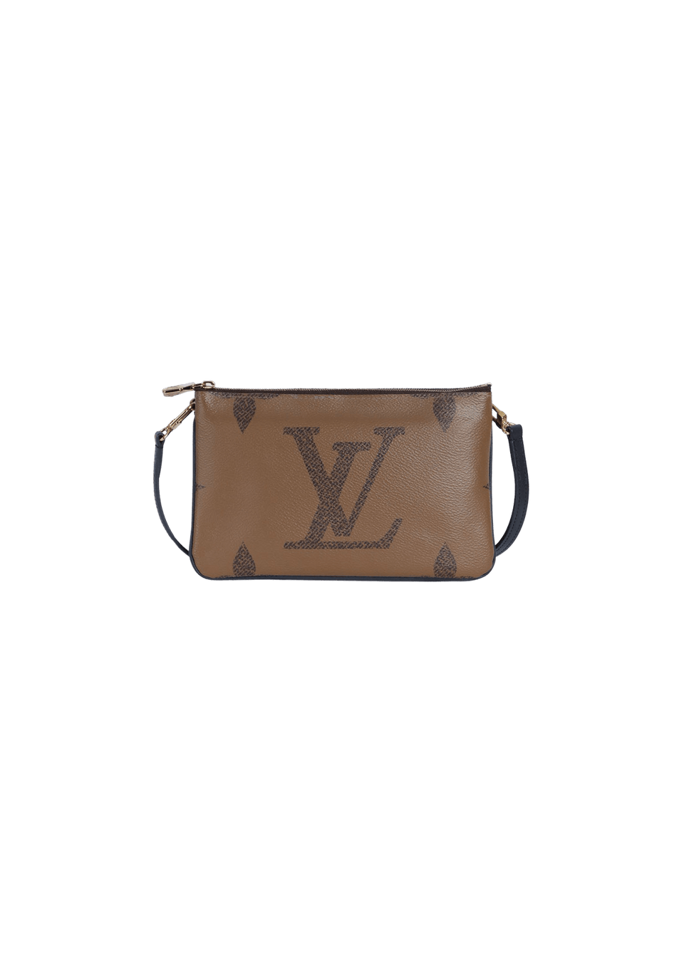 MONOGRAM GIANT REVERSE DOUBLE ZIP POCHETTE