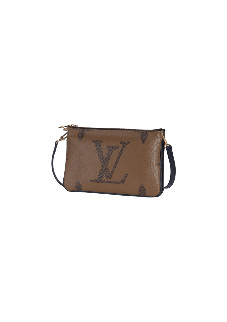 MONOGRAM GIANT REVERSE DOUBLE ZIP POCHETTE