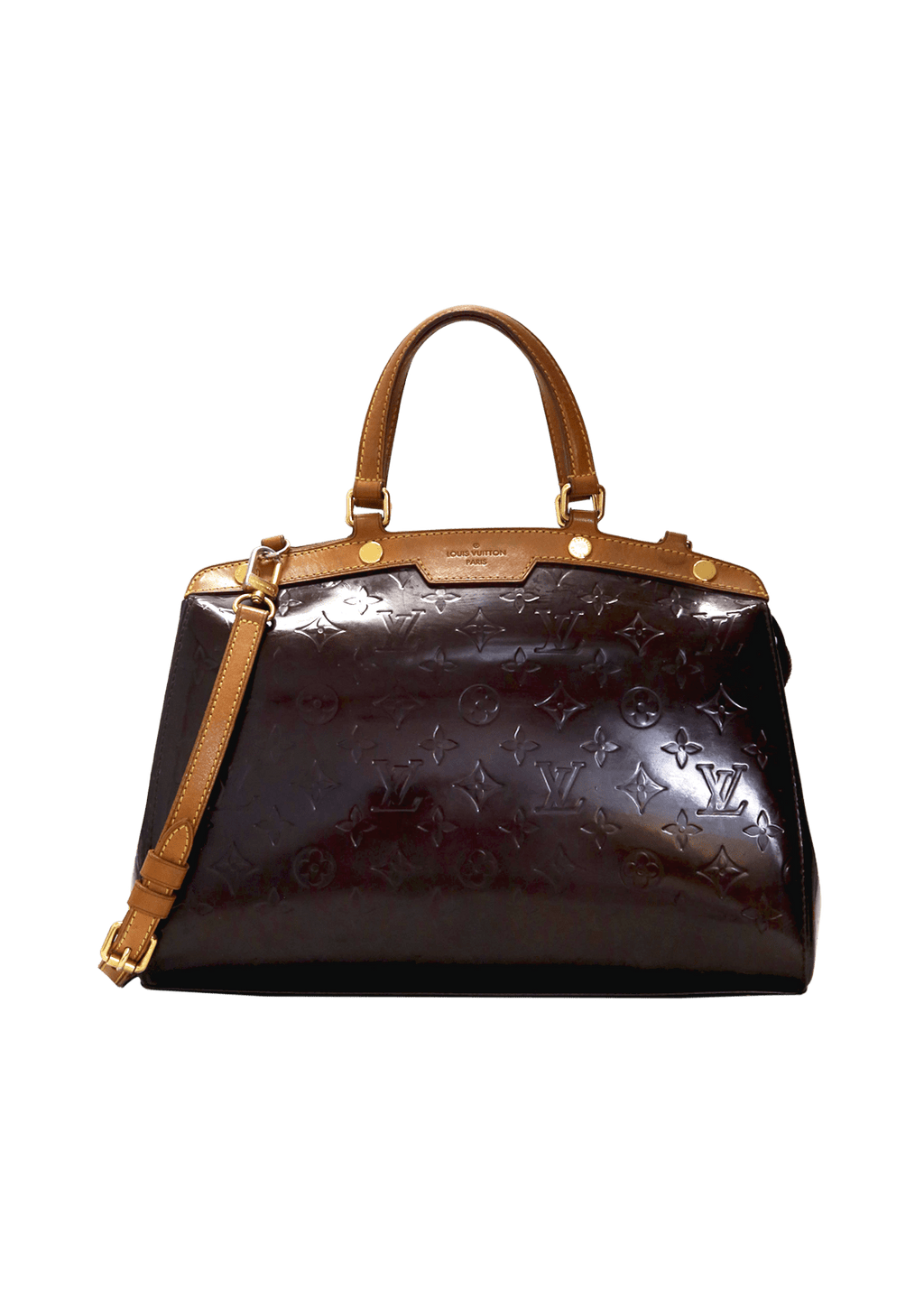 BOLSA LOUIS VUITTON MONOGRAM VERNIS BREA MM AMARELO ORIGINAL – Gringa