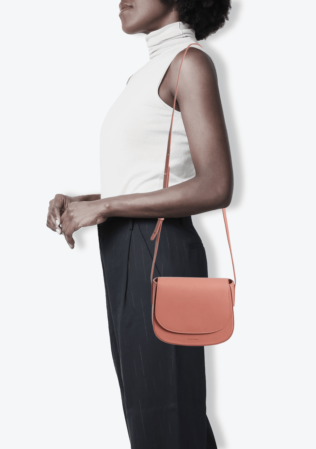 Mansur gavriel leather crossbody bag hotsell