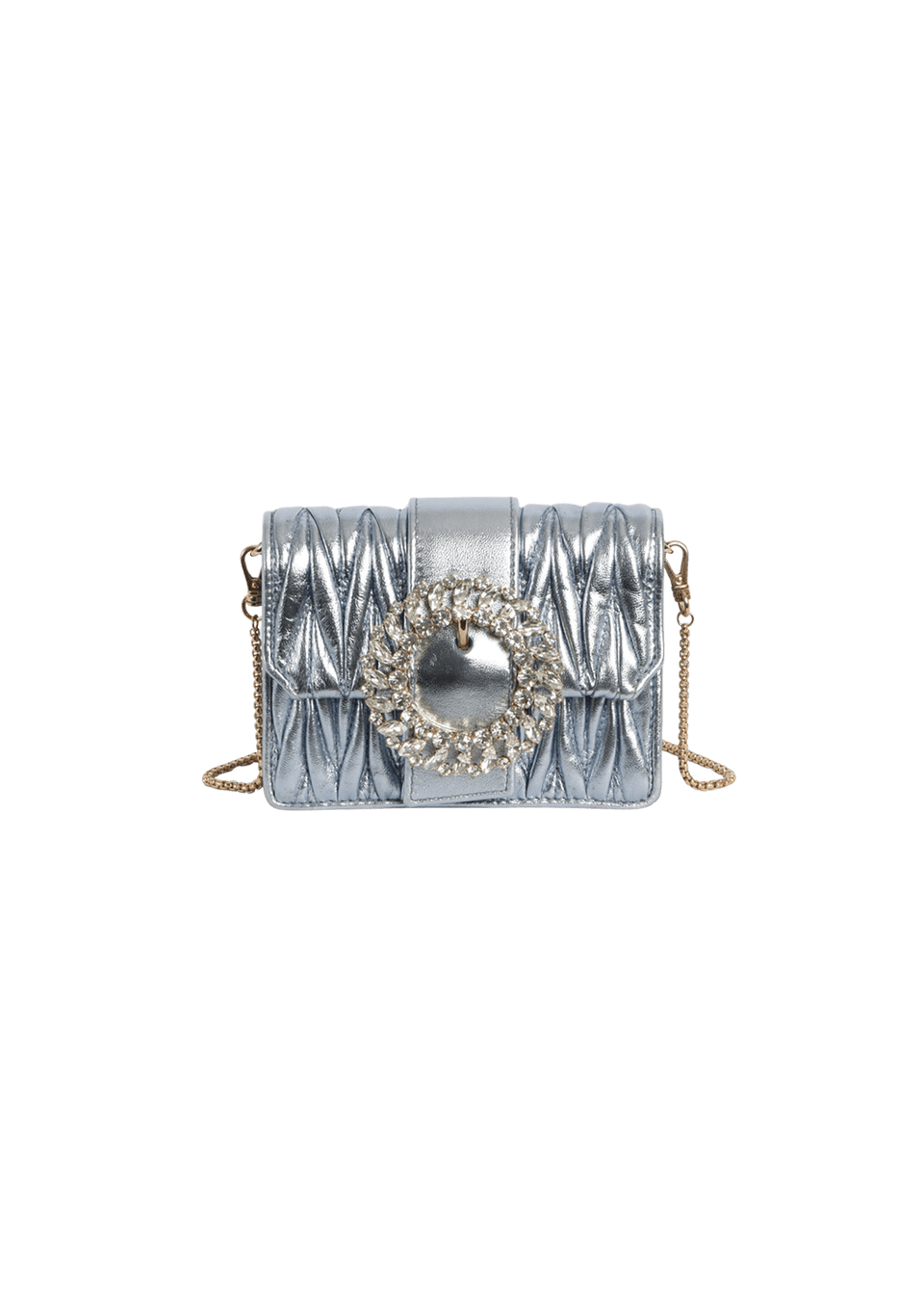 MATELASSÉ CRYSTAL SHOULDER BAG