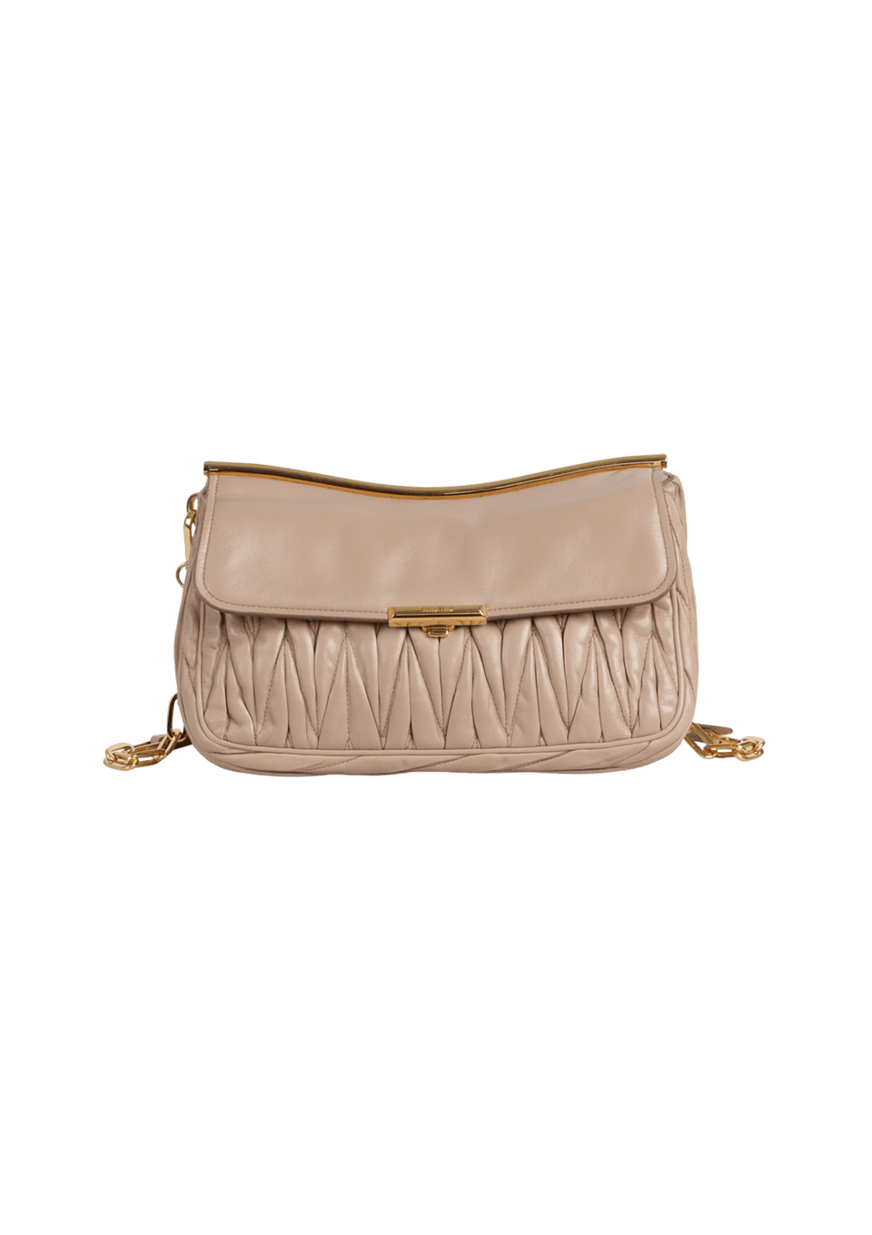 MATELASSE FRAME SHOULDER BAG