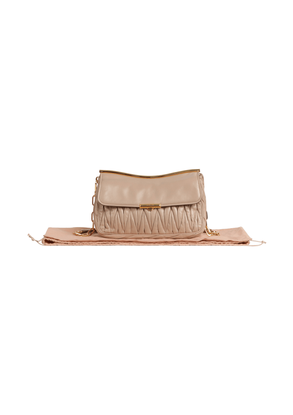 MATELASSE FRAME SHOULDER BAG