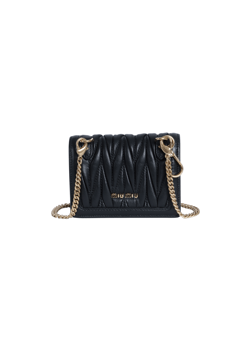 MICRO MATELASSE LEATHER SHOULDER BAG