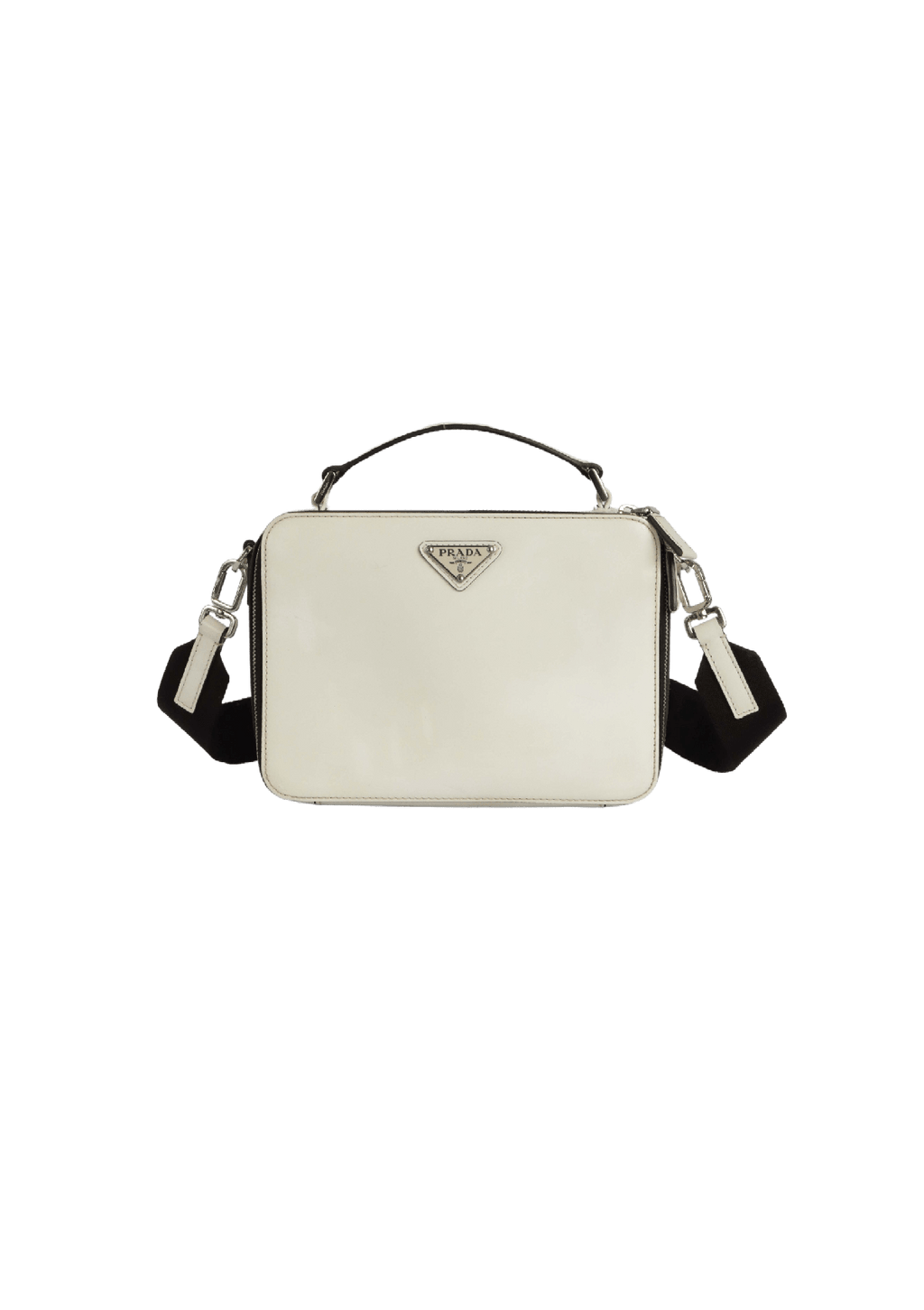 Mango Medium Prada Brique Saffiano Leather Bag