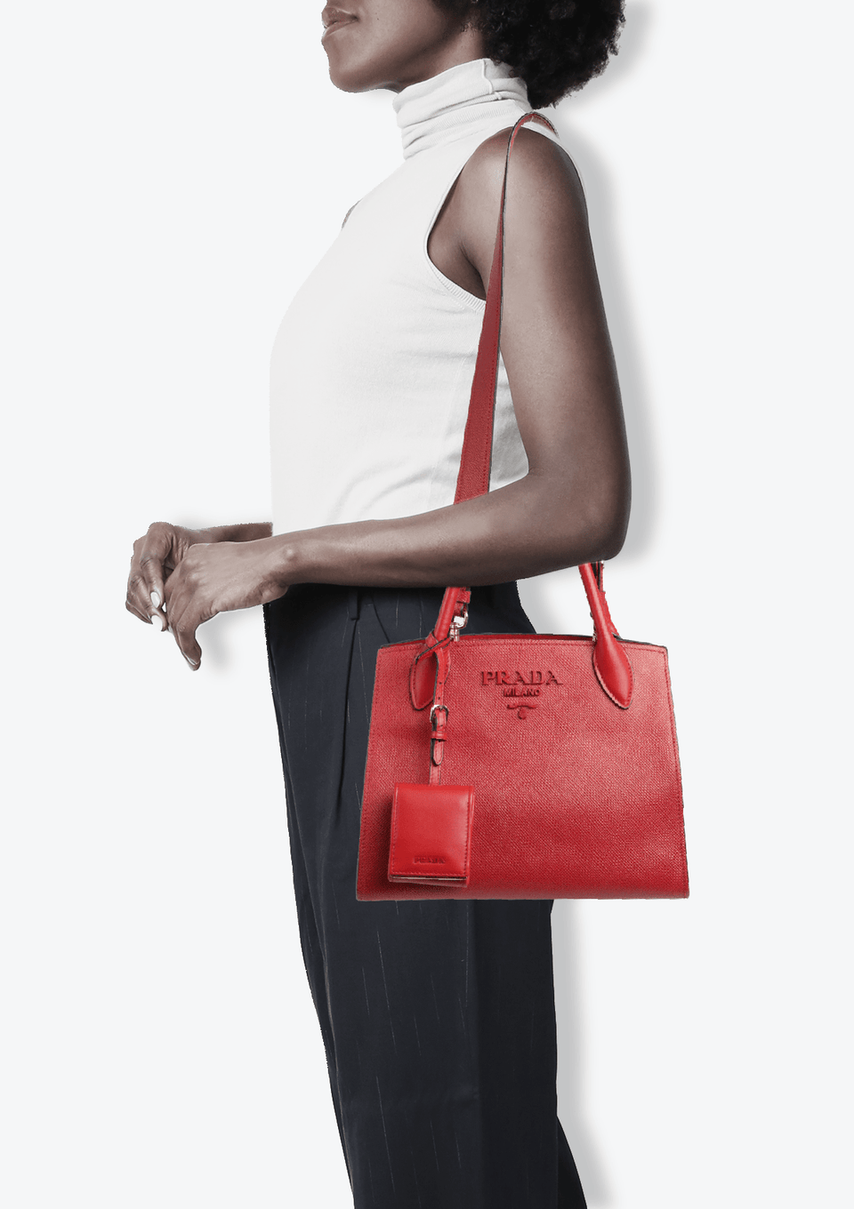 SAFFIANO CUIR CITY CALF MONOCHROME