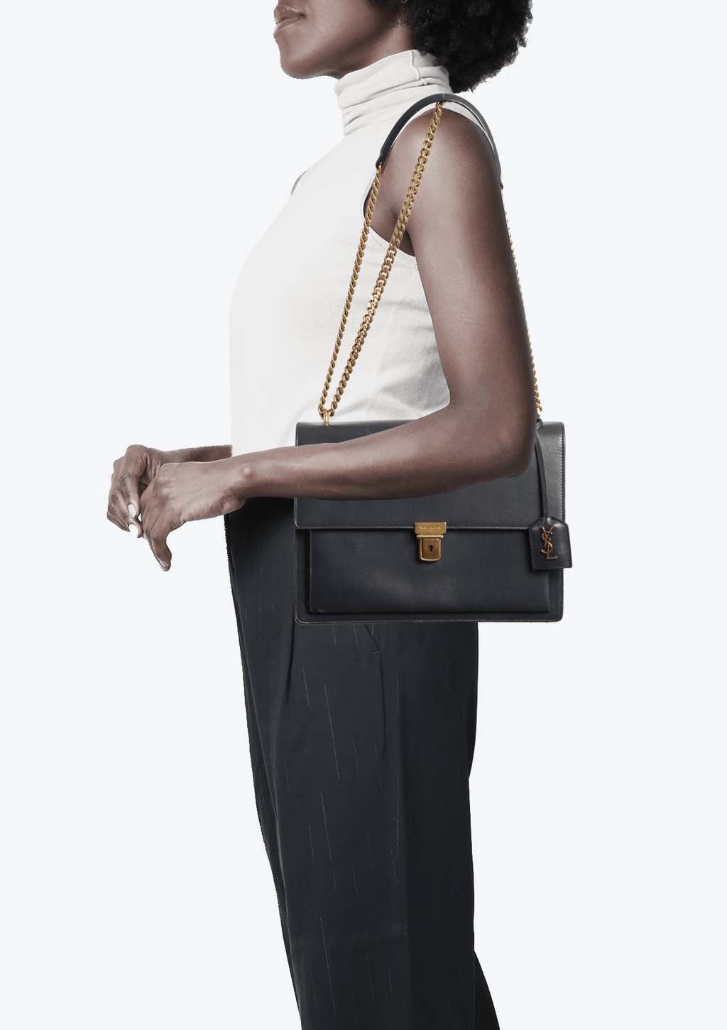 Saint laurent high school top bag