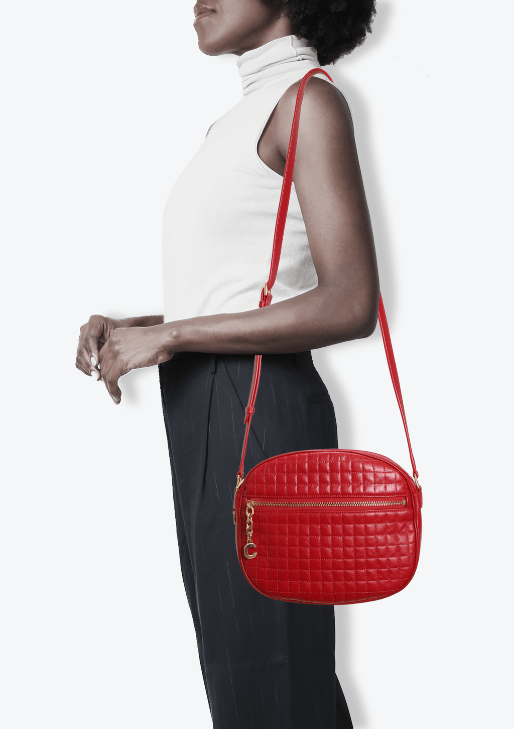 Celine Medium Ring Bag - Red Shoulder Bags, Handbags - CEL253739