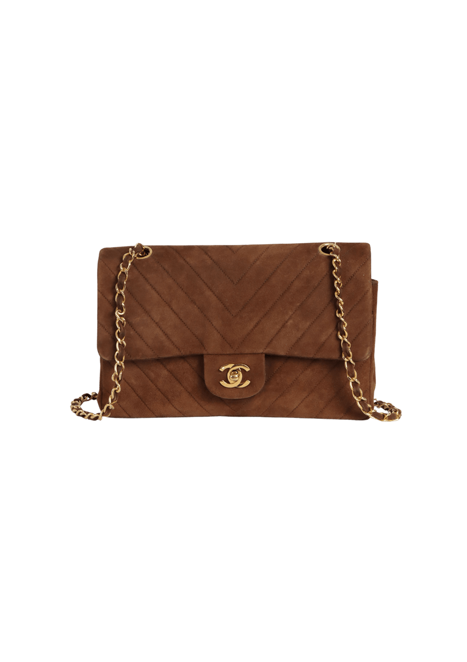 MEDIUM CLASSIC DOUBLE FLAP SUEDE