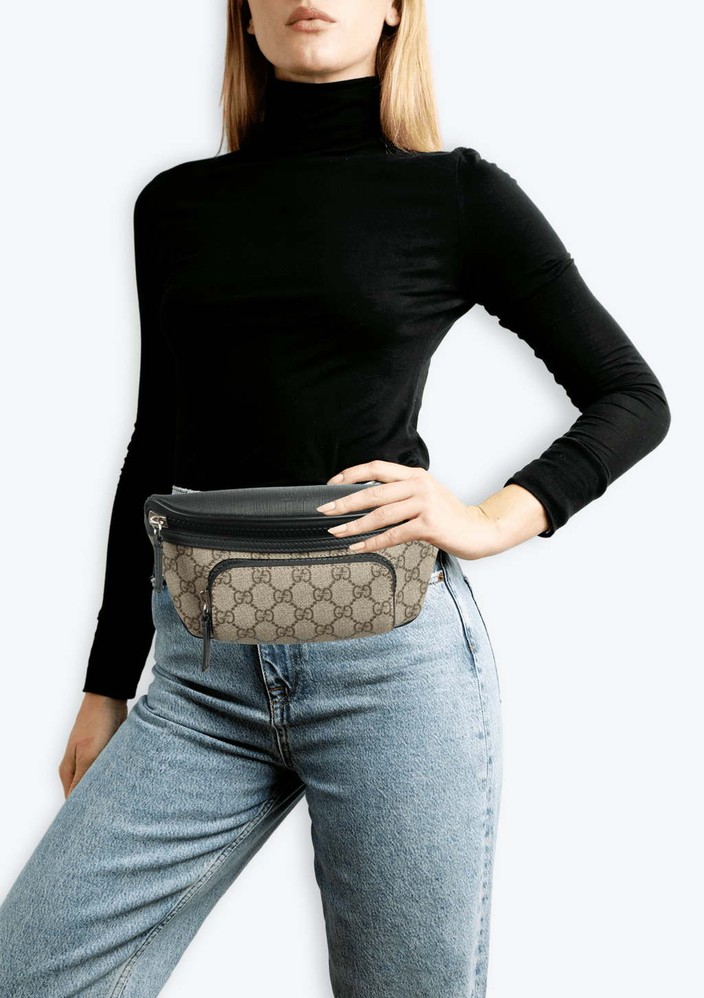 Gucci gg supreme belt bag review sales