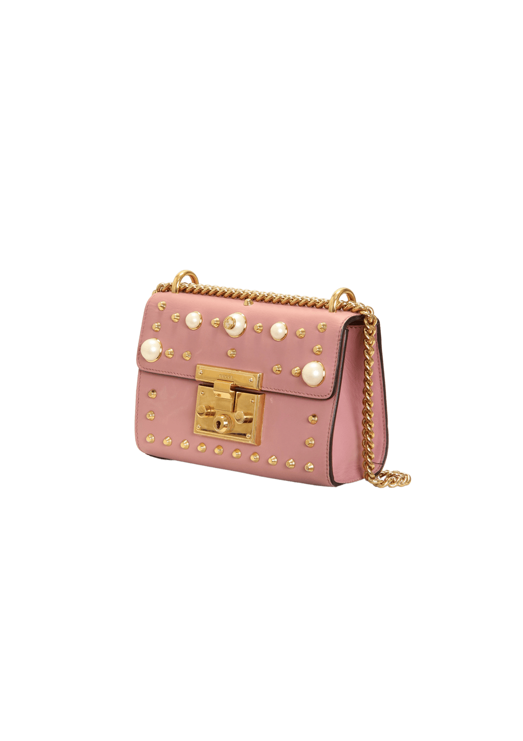 Gucci padlock outlet pearl