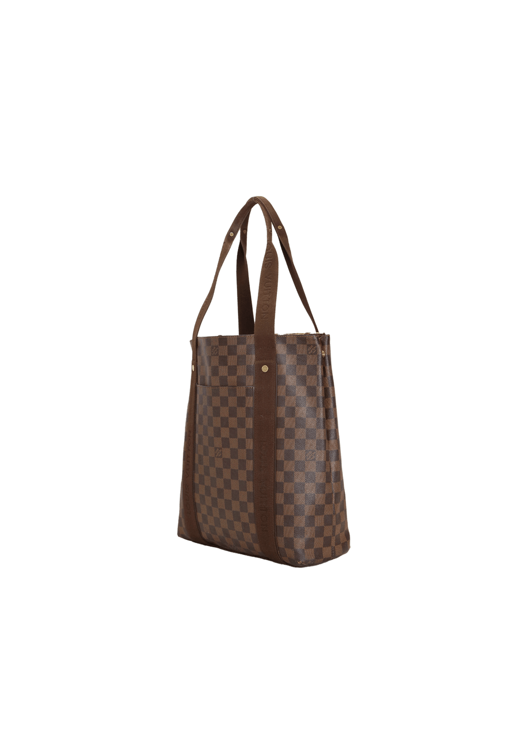 Brown Louis Vuitton Damier Ebene Cabas Beaubourg Tote Bag