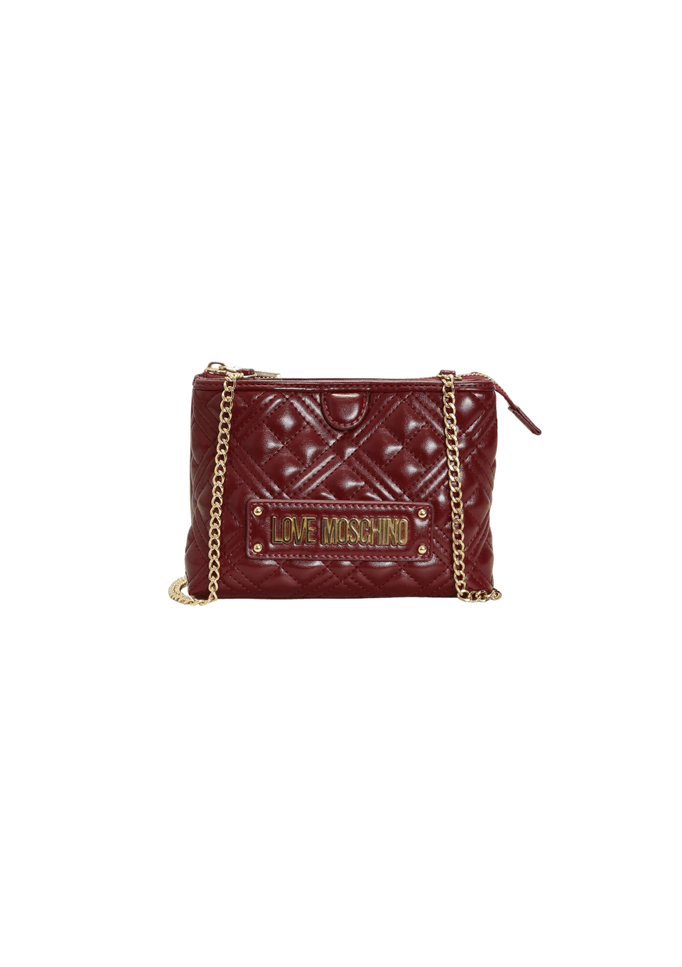 LEATHER CHAIN-LINK BAG