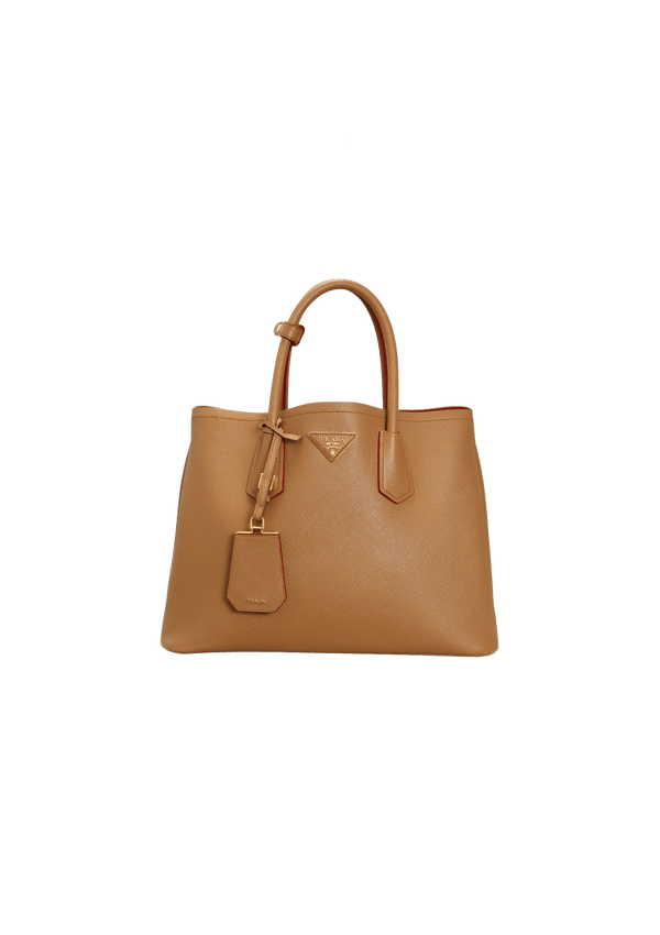 SAFFIANO CUIR DOUBLE TOTE