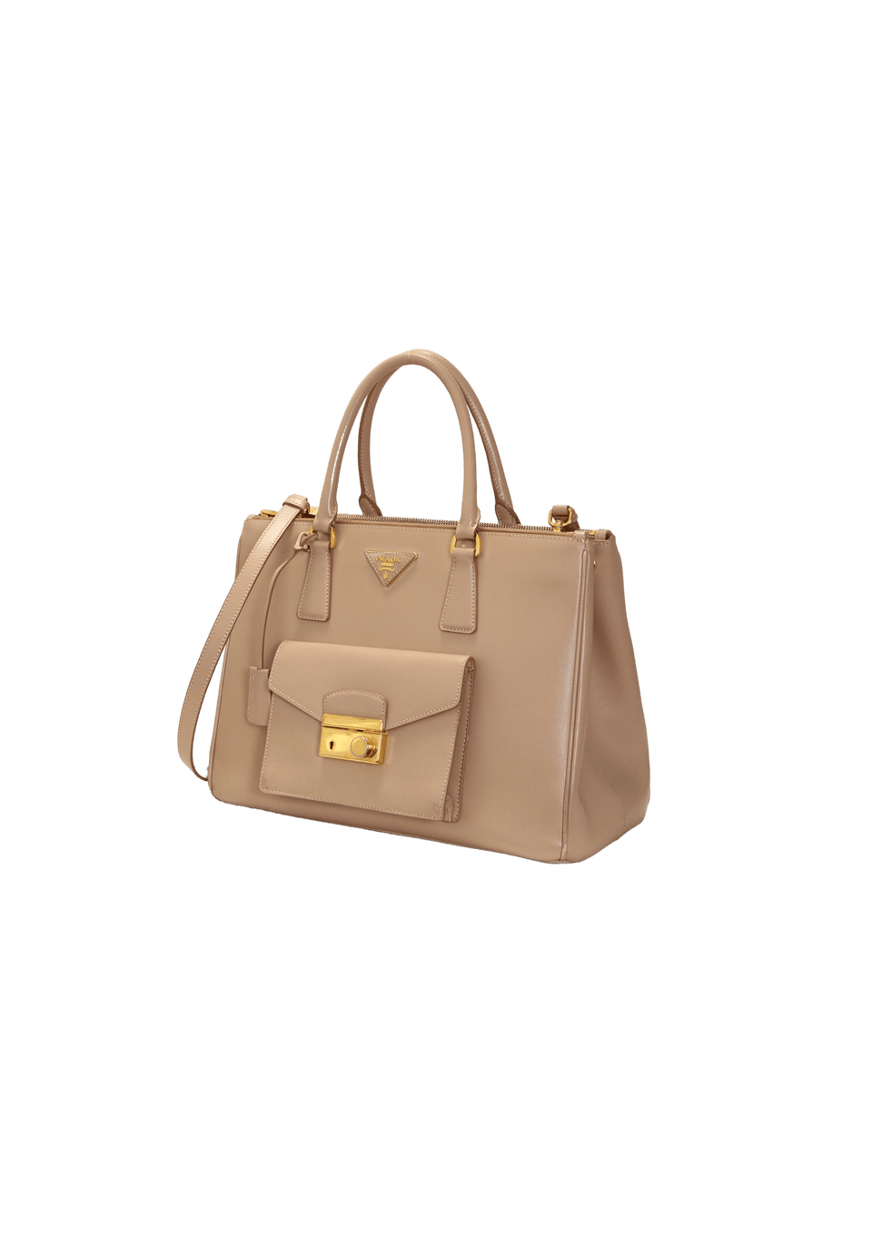 SAFFIANO LUX FRONT POCKET TOTE