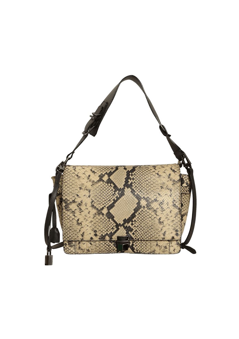 LEATHER ANIMAL PRINT BAG
