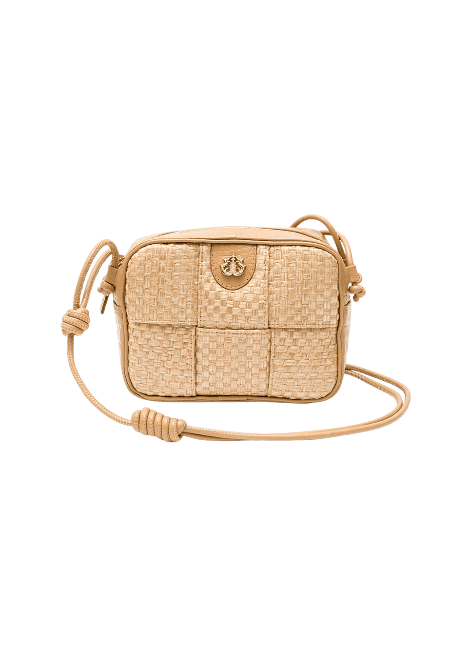BOLSA TRANSVERSAL SOPHIA EM PALHA