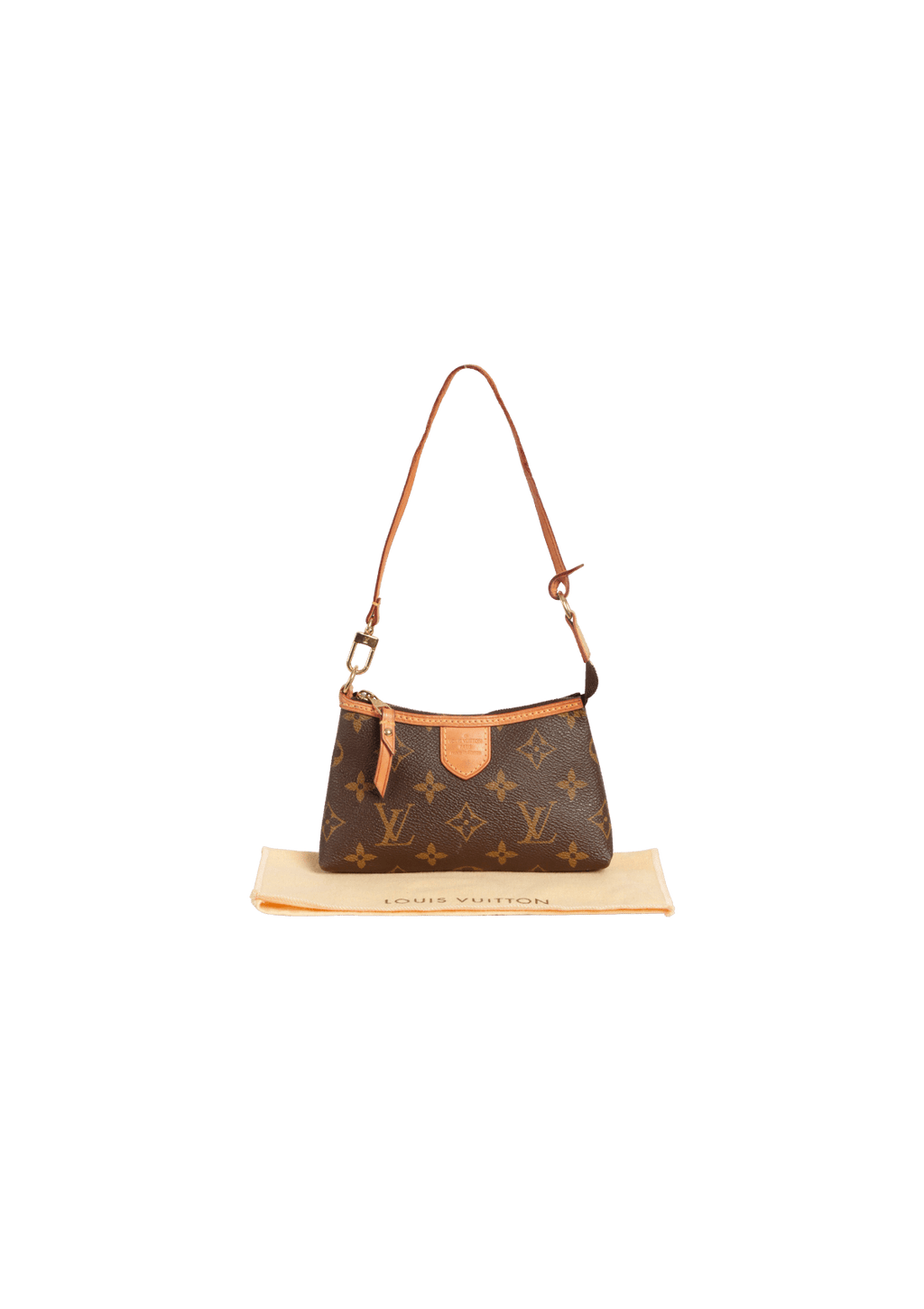 BOLSA LOUIS VUITTON MONOGRAM DELIGHTFUL POCHETTE MINI MARROM