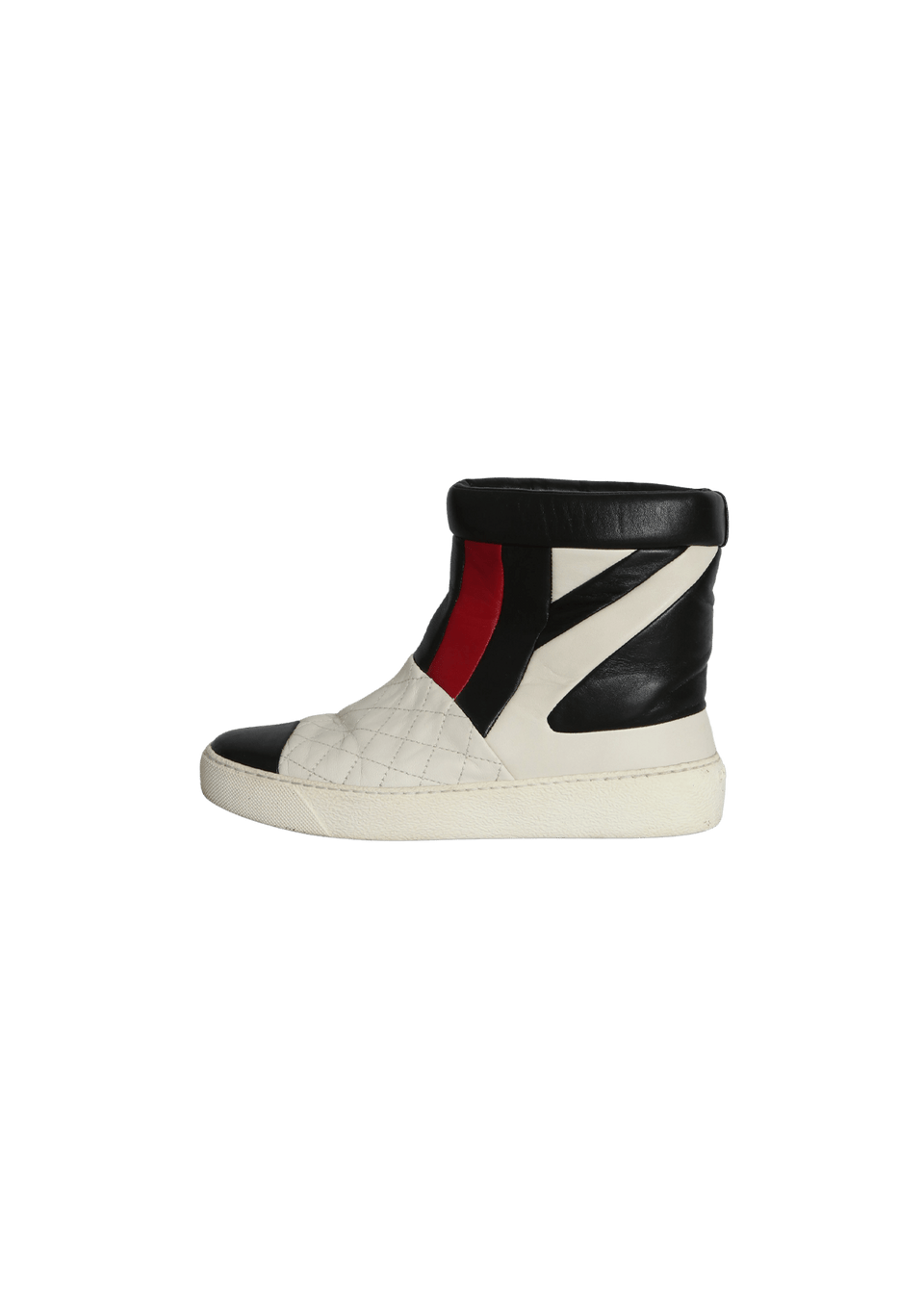 LEATHER TRICOLOR SNOW BOOTS 34
