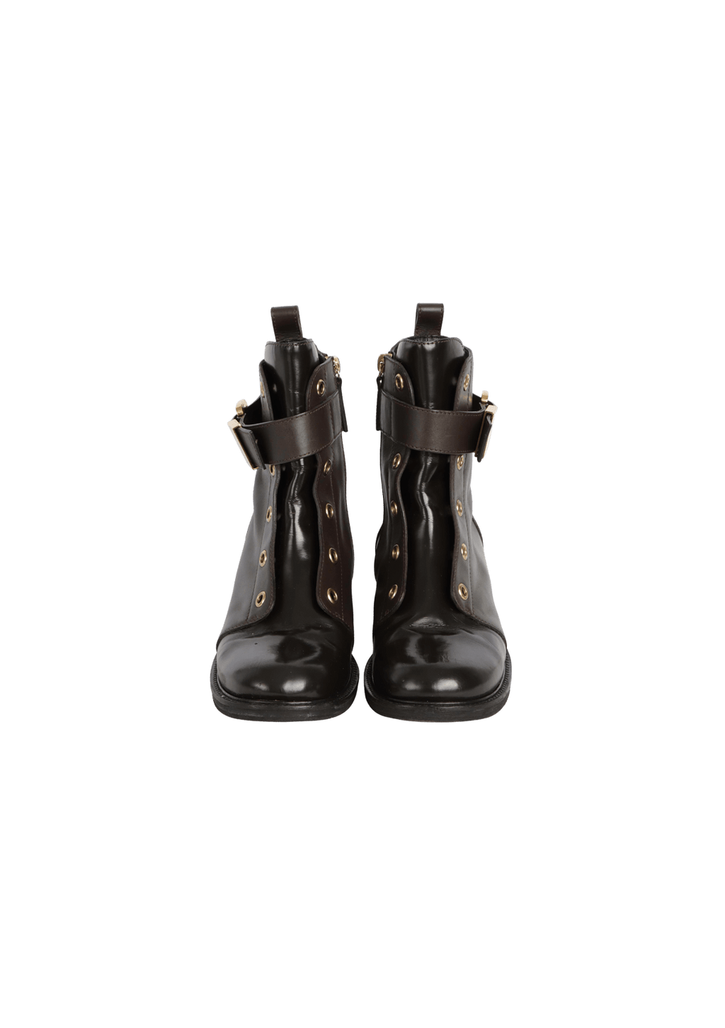 BOTA GIUSEPPE ZANOTTI LEATHER BOOTS 38.5 MARROM ORIGINAL – Gringa