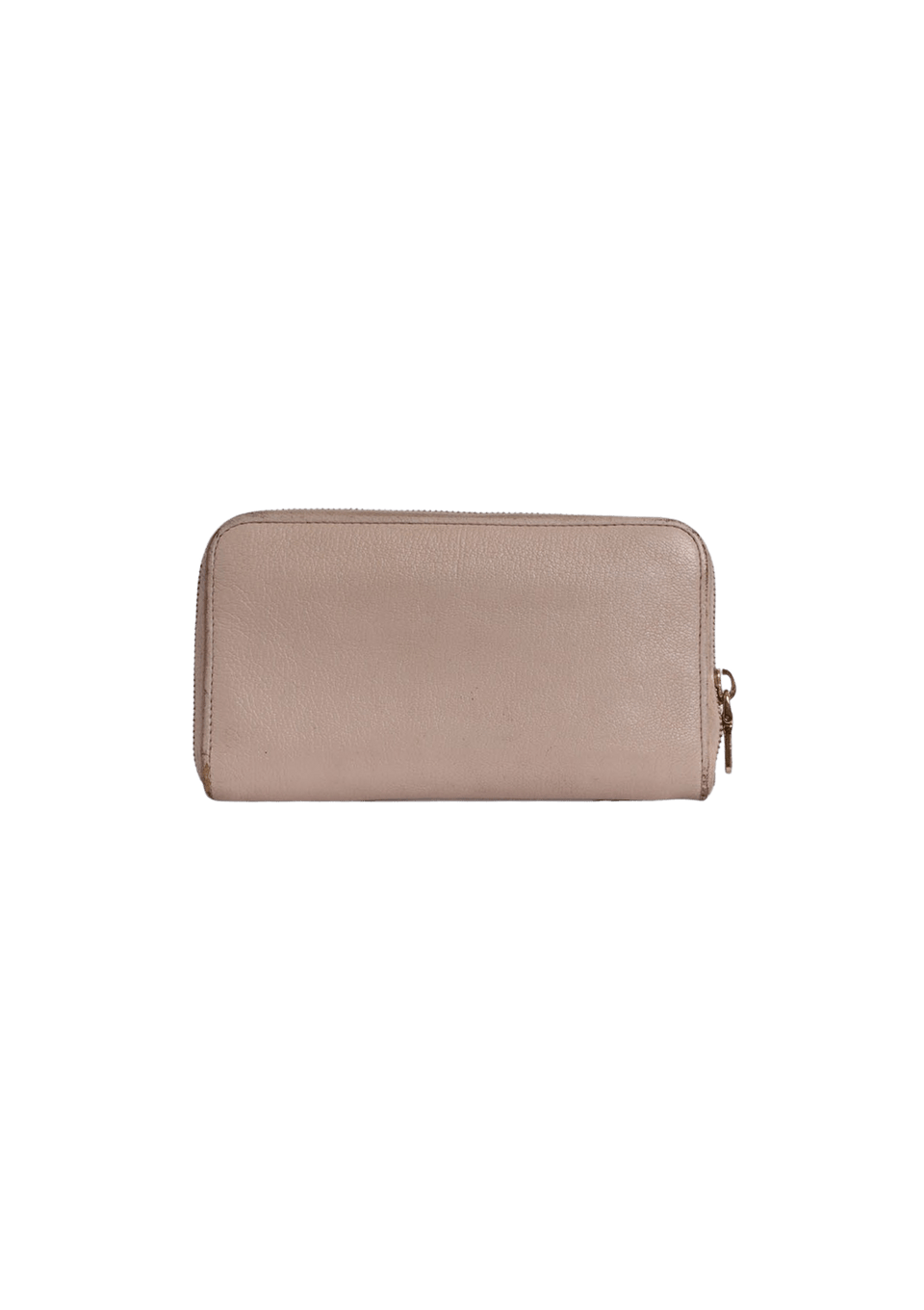 LEATHER ZIP AROUND WALLET