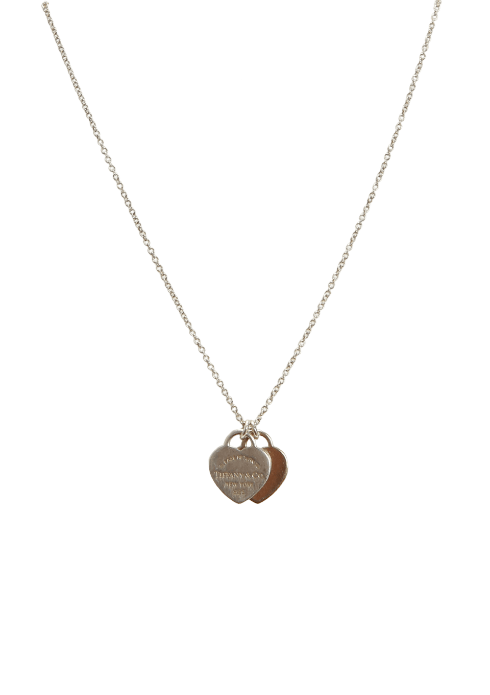"RETURN TO TIFFANY" DOUBLE HEART NECKLACE