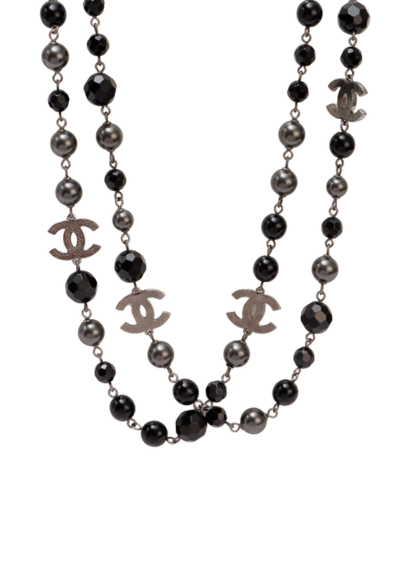 CC FAUX PEARL LONG NECKLACE